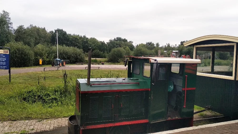 Treintje in Veenpark