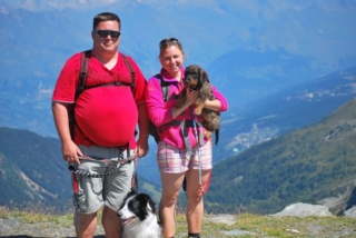 Met de honden op grote hoogte