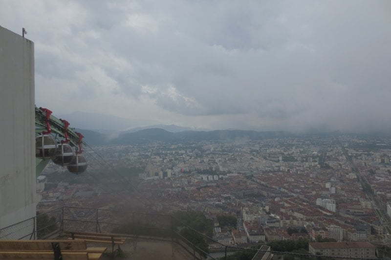 uitzicht over Grenoble